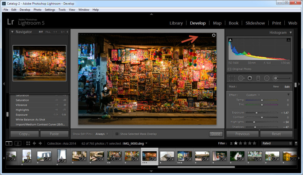 Lightroom Example - After dodging