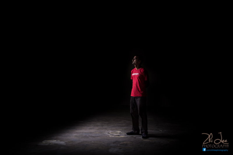 Model: Vijay Prema Photographer: Zhi Lee Single 150cm Octabox to camera left and model top right. Visico 300W Strobe