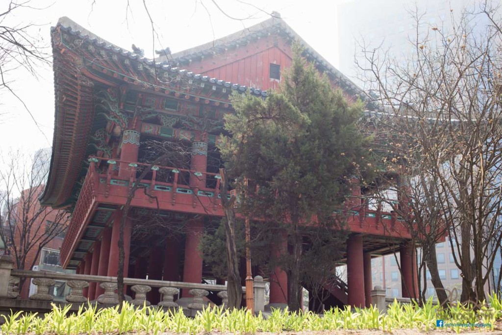 Bosingak Bell Pavillion near Changdeokgung
