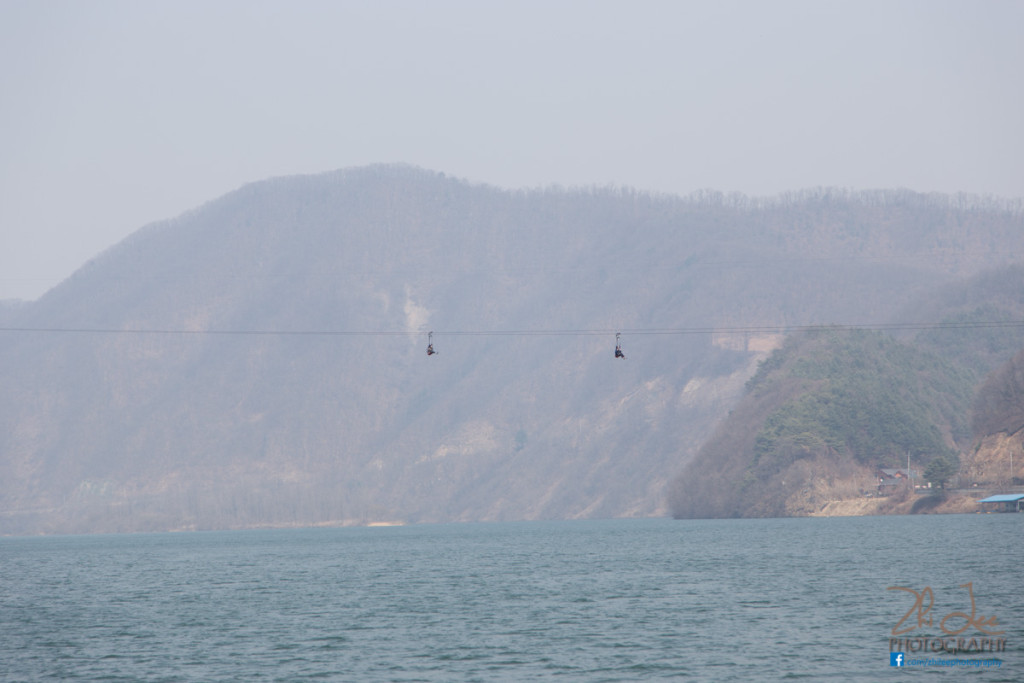 Zipline into Nami Island